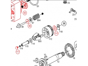 Shim Washer 1 460 100 356 for Fly-weight Assy 1466317319