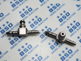 Diesel Injector Return Oil Backflow Pipe Metal Connector T Type Tee Joint fitting for 0445110 Series Injector Solenoid Valve