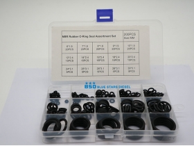NBR Rubber O Rings Seal Assortment Set with C.S. 1.9& 2.4  &3.1 200PCS
