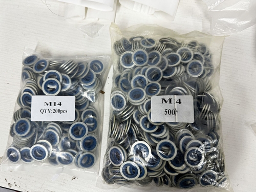 Rubber Bonded Washer 090222-0070 Banjo Bolt Sealing Rubber Ring Washer ...